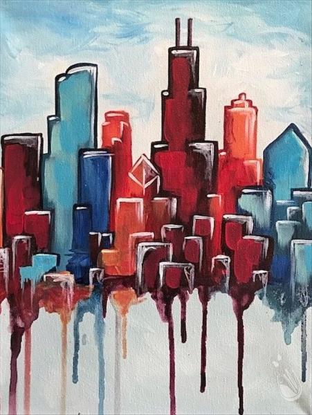 My Kind of Town Chicago-Skyline Drip