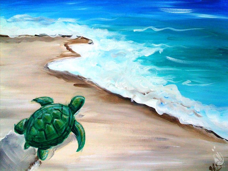 Turtle in the Sand