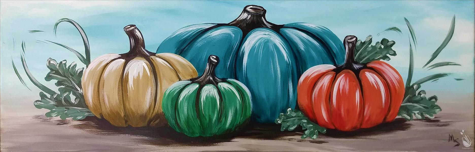 Colorful Pumpkins