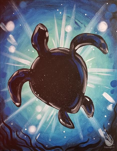 AFTERNOON ART: $5.00 OFF Deep Sea Turtle