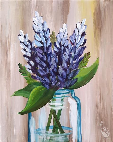 Bluebonnet Bouquet! Coffee & Canvas