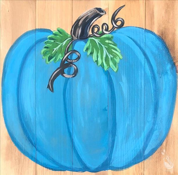 Bright Teal Pumpkin