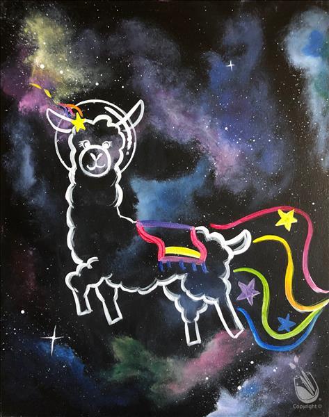 Kids Camp-Space Animals - Llama