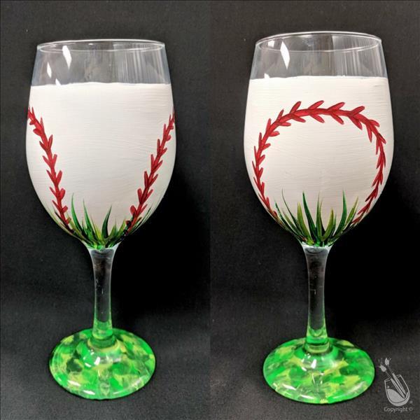 Baseball Glassware Set