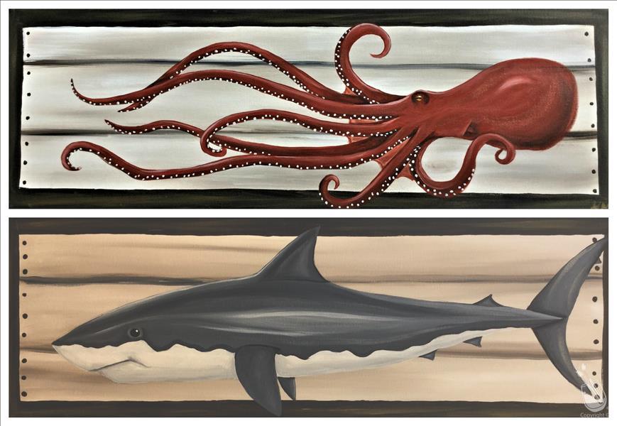 Nautical Animals-Write Choice In Notes!