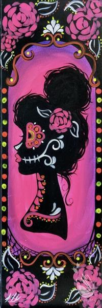 Day Of the Dead! Neon Silhouette