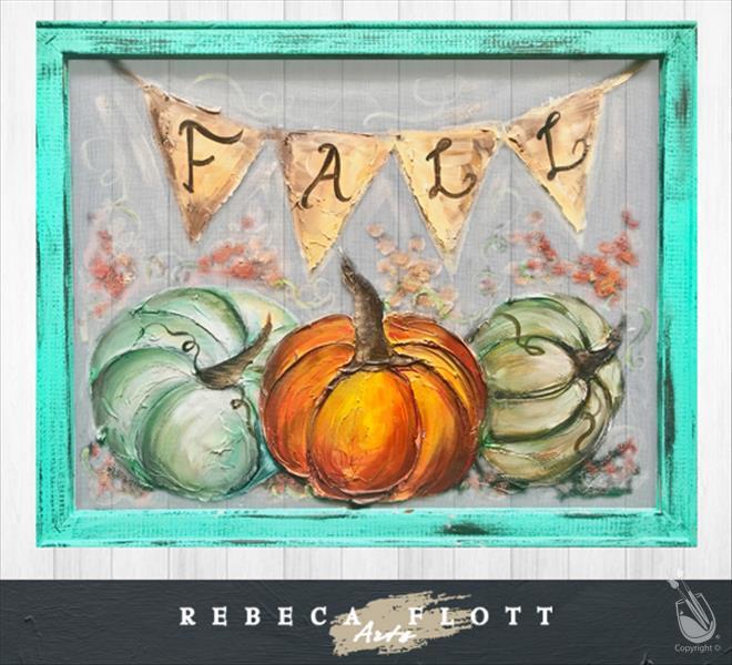 Rebeca Flott Arts - Harvest in the Pumpkin Patch