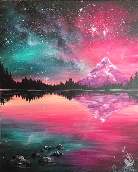 How to Paint DATE/BFF Night!     **Bright Galaxy**