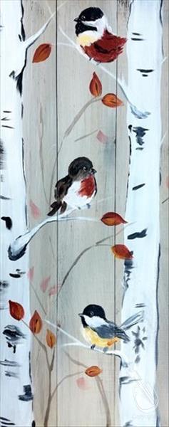 This Place is for the Birds (shown on wood board)