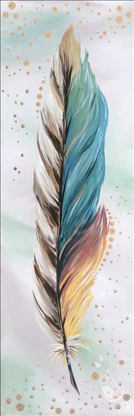 Candle & Canvas Spring Bundle! Metallic Feather