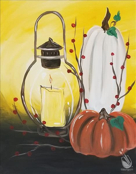 Fall by Lamp Light