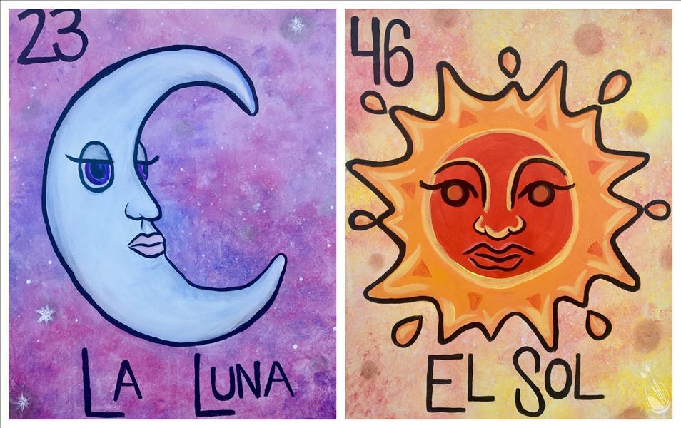 Latino Nite-Lotería! La Luna o El Sol? Escoja una!