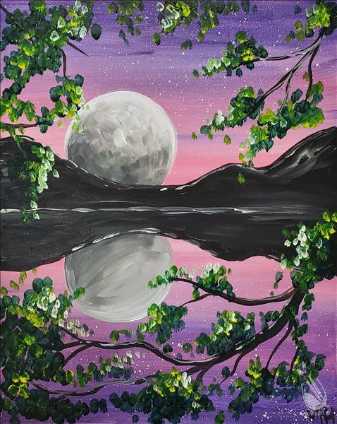 How to Paint LATE NIGHT BFF & DATE NIGHT! Lucid Lake in Summer