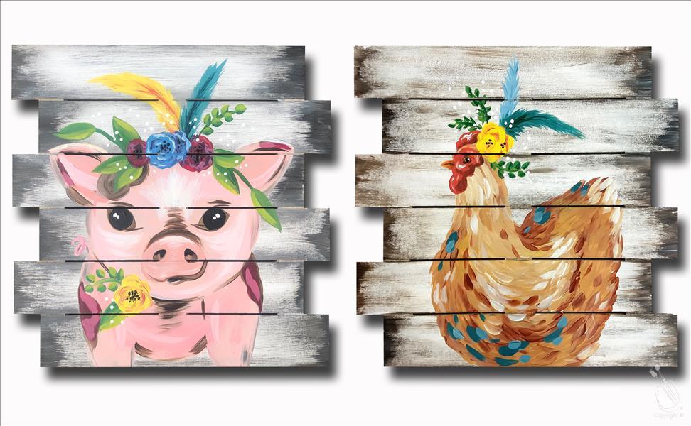 Boho Animals On Shiplap! +ADD DIY CANDLE