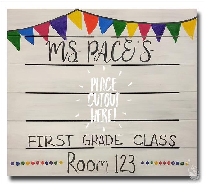 Teacher's Room Sign - Choose Your Mini Cutout!