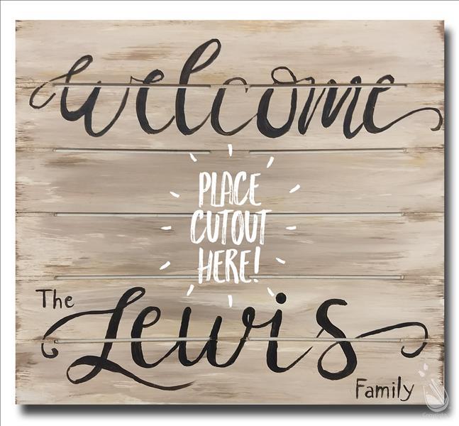 Welcome Sign - Choose Your Mini Cutout!