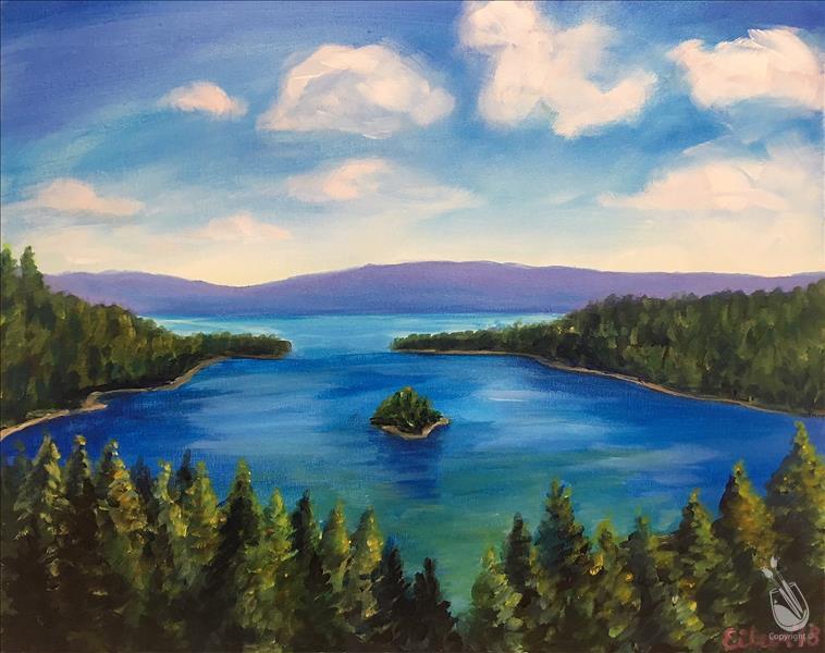 How to Paint TRAVEL TUESDAY Emerald Bay Tahoe