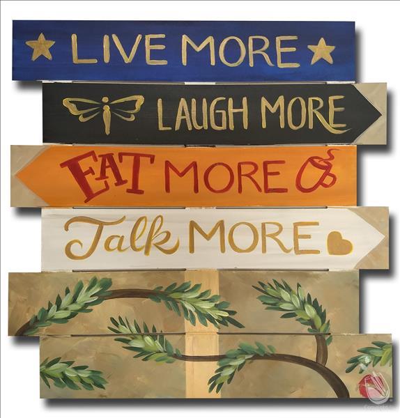 Live, Laugh, Eat, Talk... MORE!