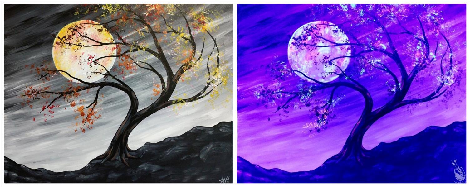 A Moonlit Fall Night - Blacklight Set