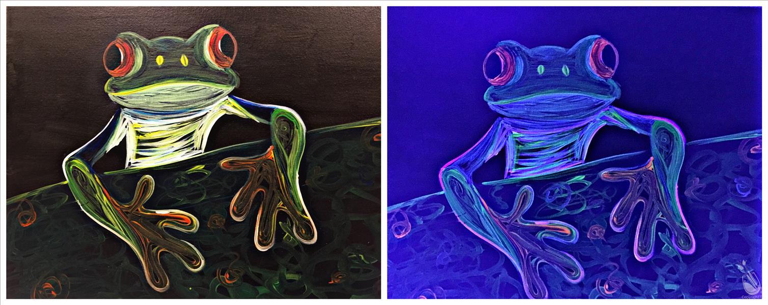 Neon Tree Frog - Blacklight Set