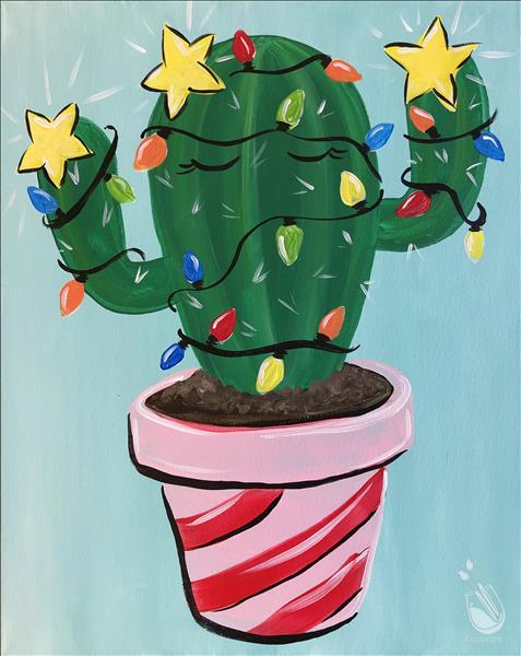 How to Paint Retro Christmas Cactus HALF PRICE WEEKEND!!