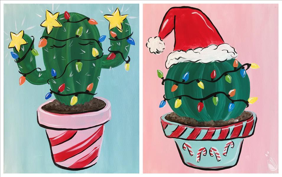Retro Christmas Cactus - Set