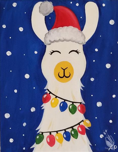 How to Paint All Ages Class ($30) Jingle Llama Way