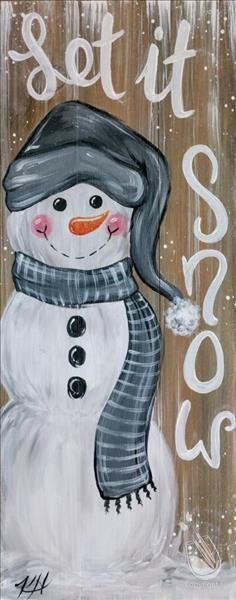 Cozy Farmhouse Snowman