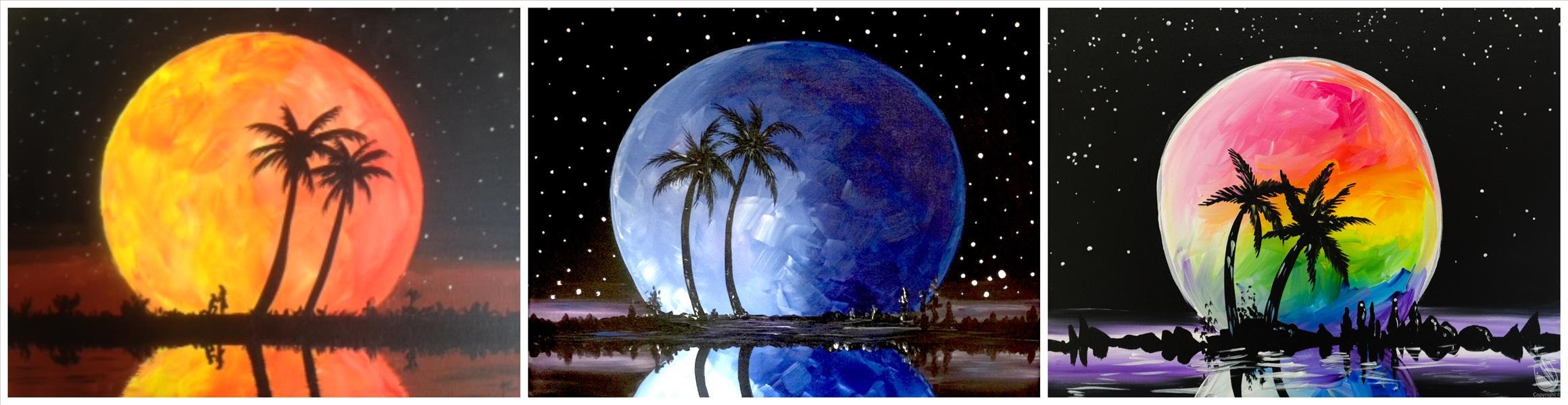 You Pick Your Florida Moon! Paint Party!