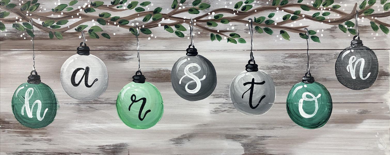 My Christmas Ornaments-Custom Colors!