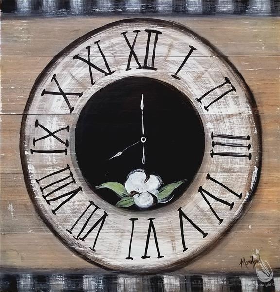 We Got Wood Wednesday -  A Rustic Farmhouse Clock