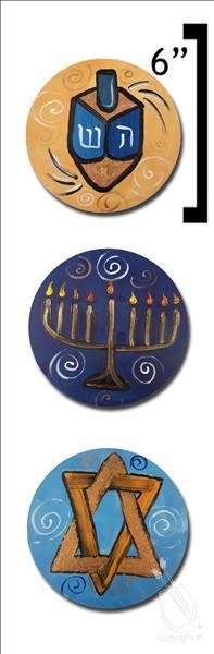 Happy Hanukkah Mini Cutout Trio