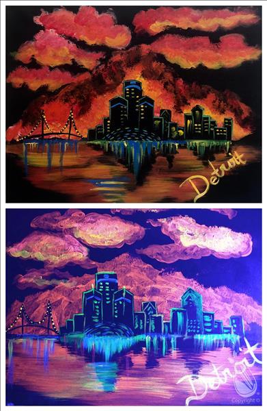 Detroit is Lit - Blacklight Set
