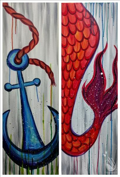 Sea Life - Anchor or Mermaid