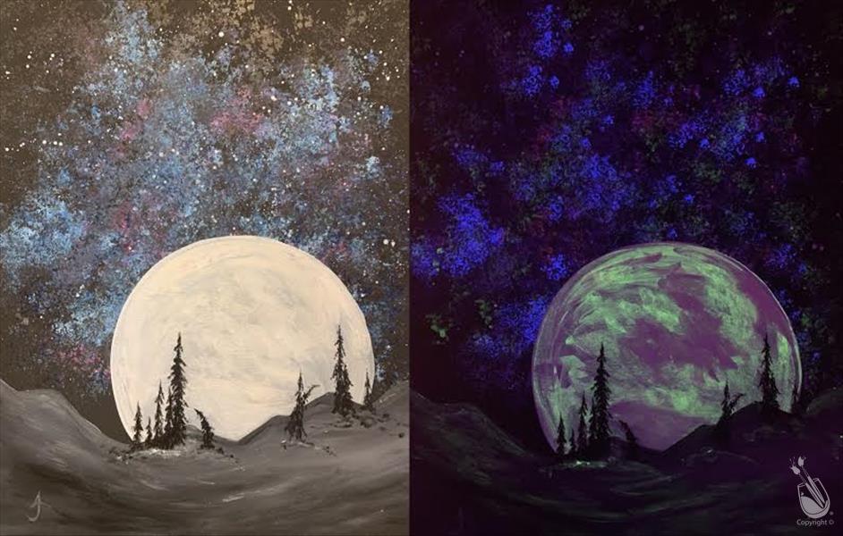 Galaxy Moonrise Blacklight Set