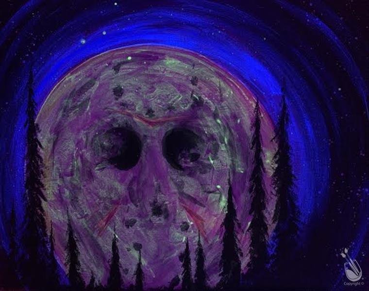 Moonrise over Friday the 13th - BLACKLIGHT