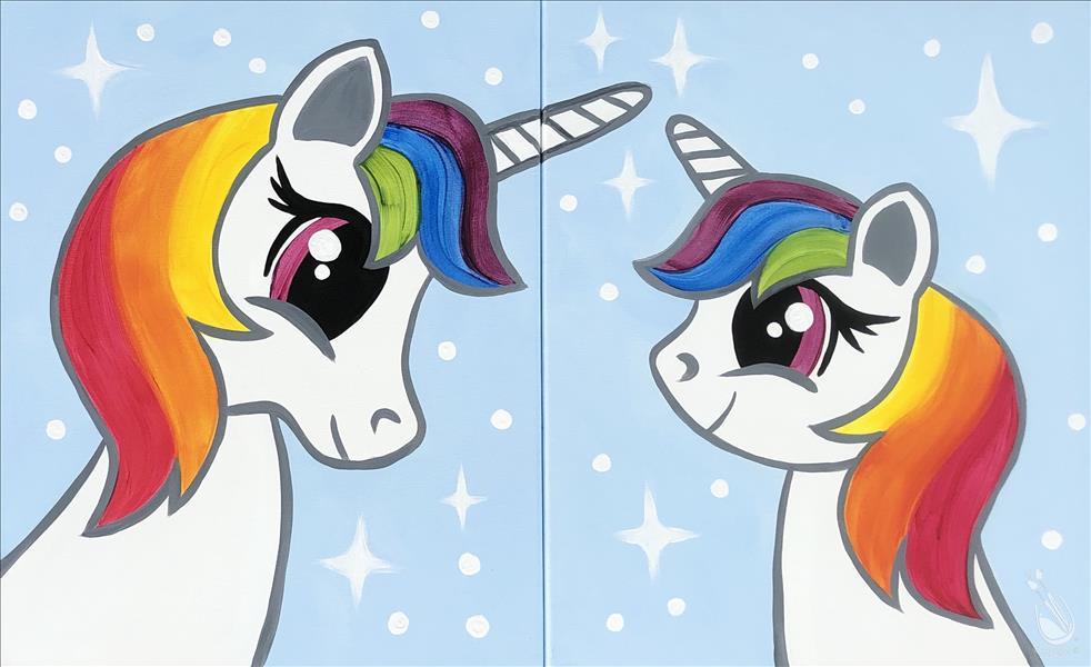 How to Paint Mommy and Me! - Rainbow Magic Unicorns Set