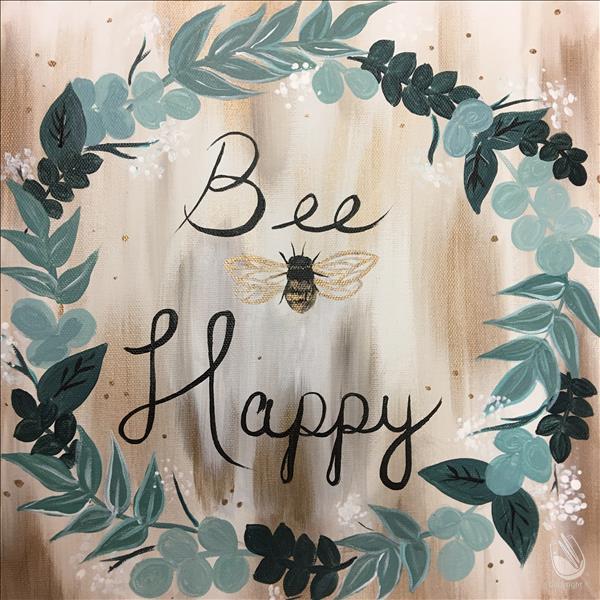 Bee Happy Wreath (Ages 10+)