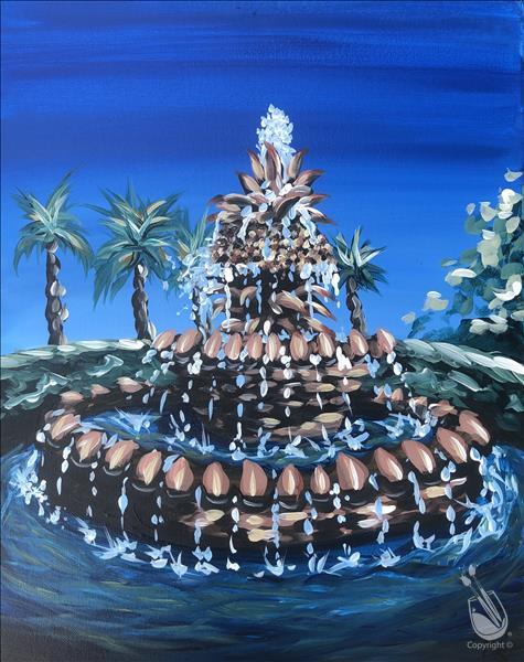 Pineapple Fountain - Daytime Version (15+)