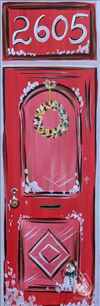 Holiday Red Door