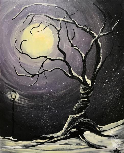 Twisted Moonlight in Winter