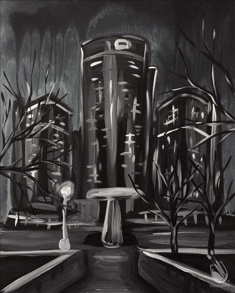 Ren Cen in Black and White