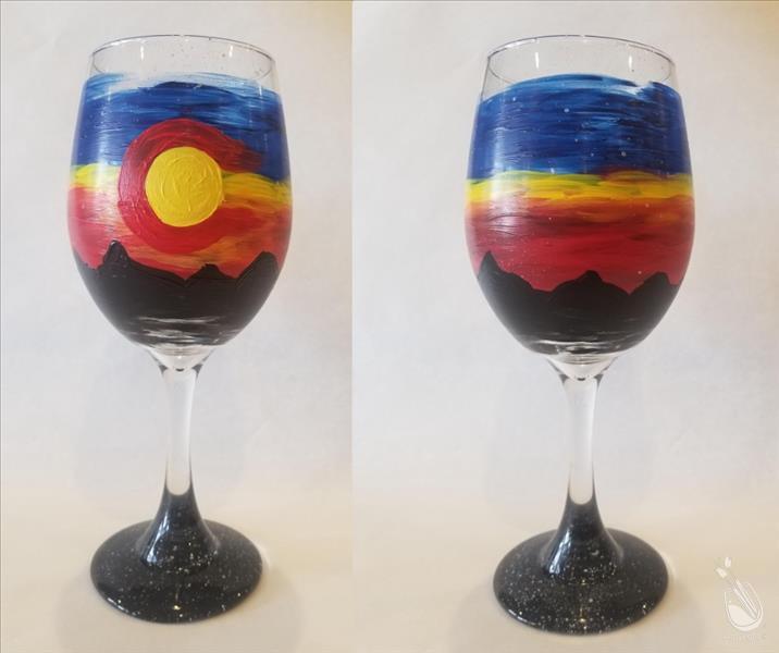 Colorado Wine Sunset Workshop | (Incl 2 Glasses!)