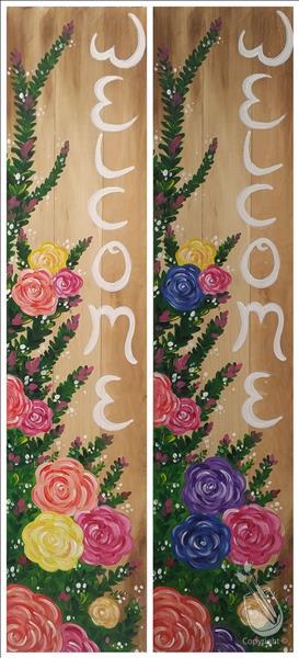 Spring Floral Welcome - Personalize!
