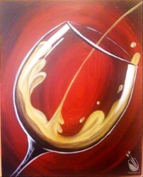 Wine Cascade - Chardonnay on Red