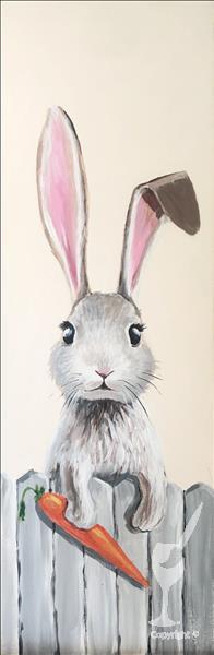 Hungry Lil Bunny! Canvas, Wood Or Leaner Decor