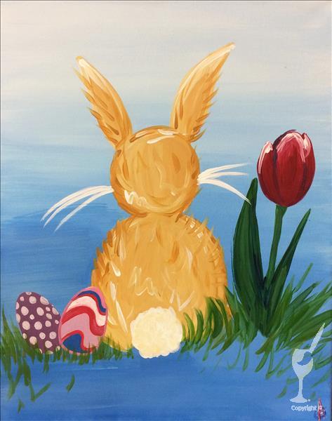 Spring Bunny **New Art** **Add A Candle**