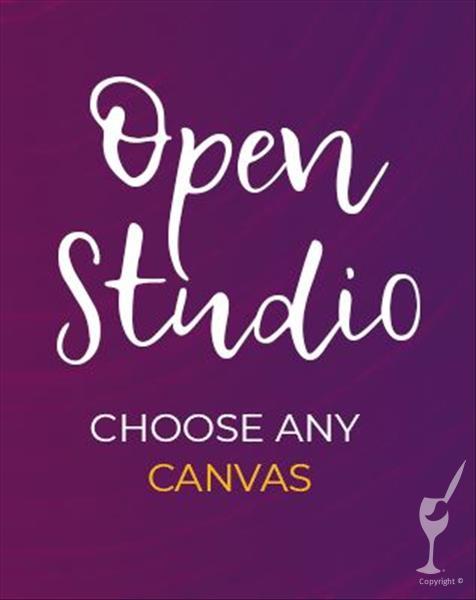 Open Studio - Choose any canvas and any painting.