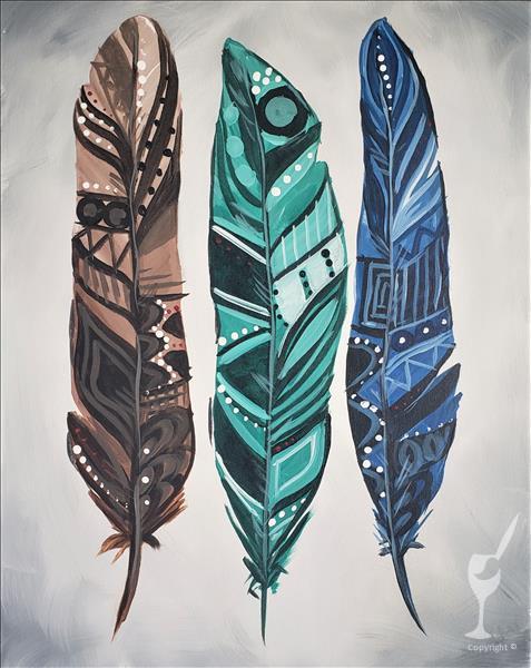 Painted Feathers