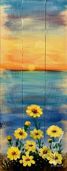 A SEASIDE SUNRISE! *ADD A DIY CANDLE!